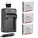 Kastar 3X Battery + Charger for Casio NP-40 LB-060 & Casio Exilim EX-Z1000 EX-Z1050 EX-Z1080 EX-Z1200 EX-Z700 EX-Z750 EX-Z850 EX-FC100 FC150 FC160S
