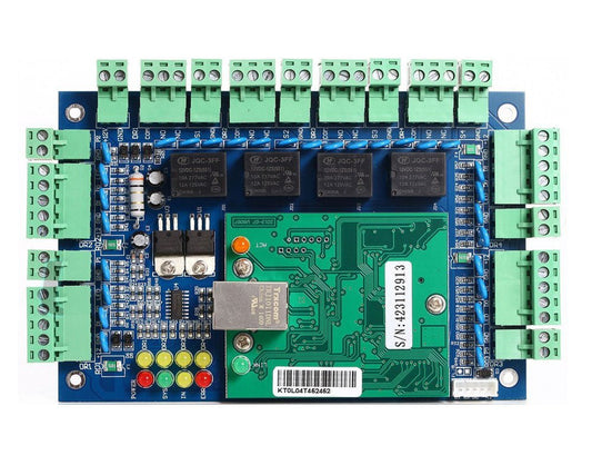 MENGQI-CONTROL Professional 4 Doors TCP/IP Network Wiegand 26/34 bit Access Control Board Panel Access Controller