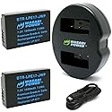 Wasabi Power LP-E17 Battery (2-Pack) and Dual USB Charger for Canon LP-E17 and Canon EOS R10, EOS RP, EOS M6 Mark II, M6, M5, M3, EOS Rebel T8i, T7i