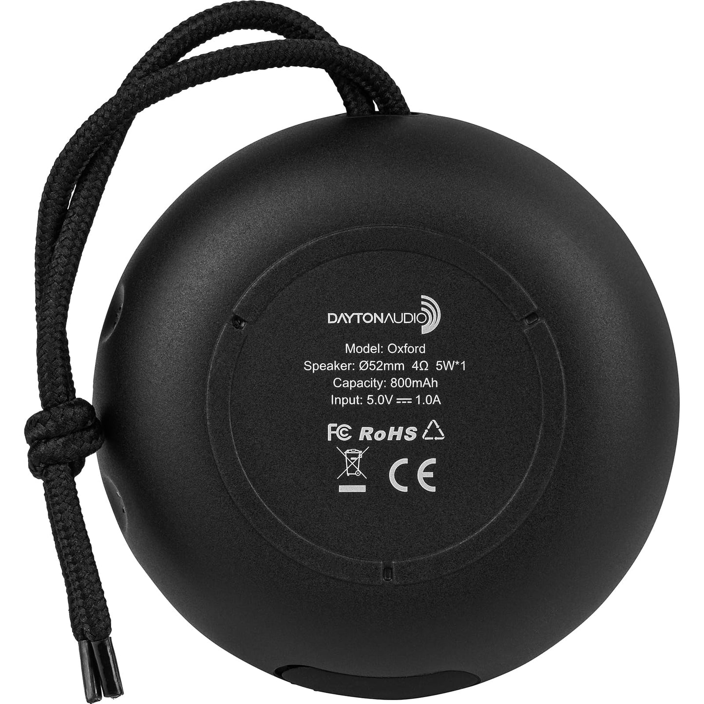 Dayton Audio Boost Mini Portable Bluetooth Speaker, IPX5 Water-Resistant, Bluetooth 5.0, Durable, Indoor/Outdoor use