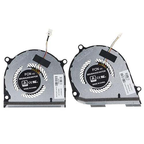 Replacement CPU & GPU Cooling Fan for HP Envy X360 15-DS 15-DR 15M-DS 15M-DS0011DX 15-DS1063CL 15-DS1077NR L53542-001 L53541-001 L53867-001