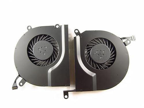 New A1286 Laptop CPU Cooling Fan Assembly Left and Right Compatible with Apple MacBook Pro 15" A1286 Late 2008 to Mid 2012(661-4951, 922-8702)