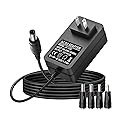 12V AC/DC Charger Power Cord Compatible for Seagate Freeagent Goflex, Backup Plus SRD0SD0, WD Western Digital, Elements Desktop, Fantom Drives…