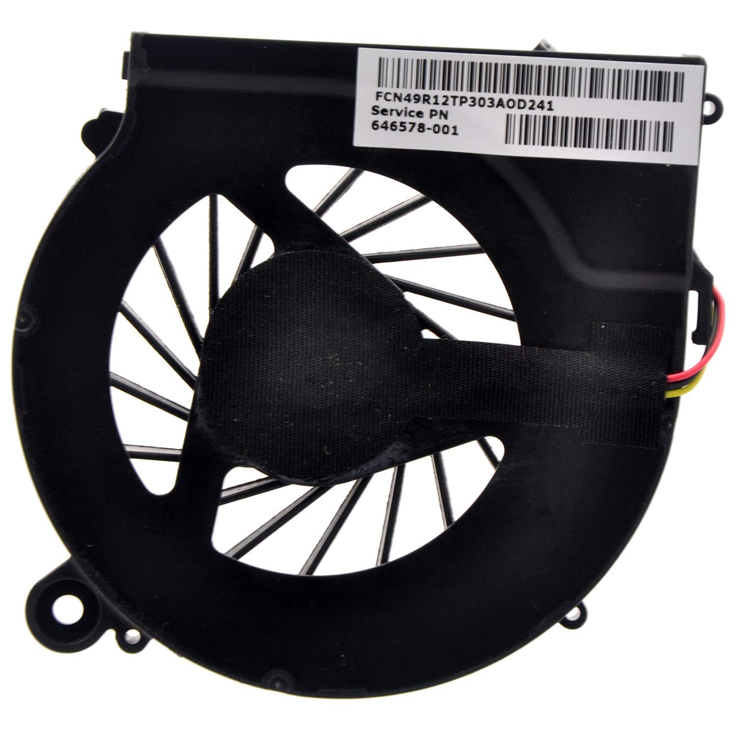 Deal4GO 3-Wire CPU Cooling Fan for HP Pavilion G7 G6 G4 Cooling Fan Compaq CQ42 CQ62 CQ56 CQ56z Presario CQ62z G62t Q72C Series 646578-001 Laptop Fan