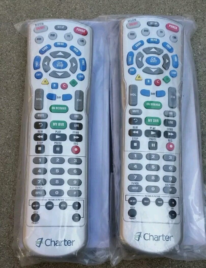 Charter 2 Pack New Universal Ocap-4 (C4000 & S4000) 4-Device Remote Control for HDTV DVR Cable Box Ur4u-mdvr-chd2 4-Device Remote Control