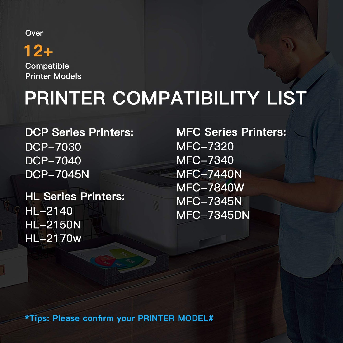 E-Z Ink Compatible TN830 Toner Cartridge Replacement for Brother TN830XL TN830 TN 830 Toner Cartridges with Brother DCP-L2640DW HL-L2460DW HL-L2480DW