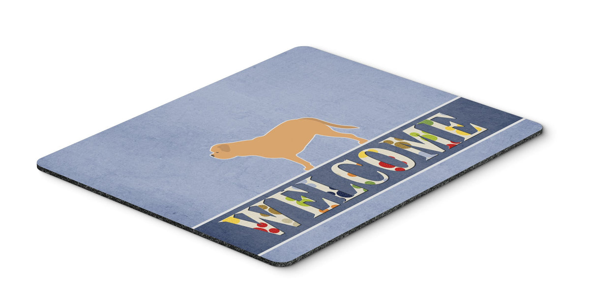 Caroline's Treasures BB5574MP Dogue de Bordeaux Welcome Mouse Pad, Hot Pad or Trivet for Home Office Gaming Working Computers Laptop Mouse