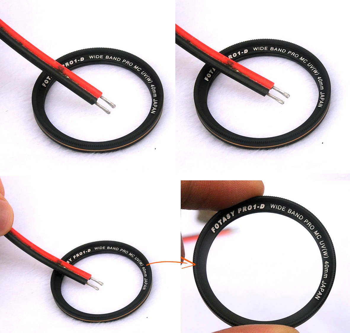 Fotasy 40mm Ultra Slim UV Protection Lens Filter, Nano Coatings MRC Multi Resistant Coating Oil Water Scratch, 16 Layers Multicoated 40mm UV Filter