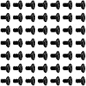 50pcs Hard Drive Screws 3.5 inch,Stainless Flat Phillips Head HDD 6#-32 x 1/4" Mounting Screw for Computer PC Laptop Case,3.5" Black