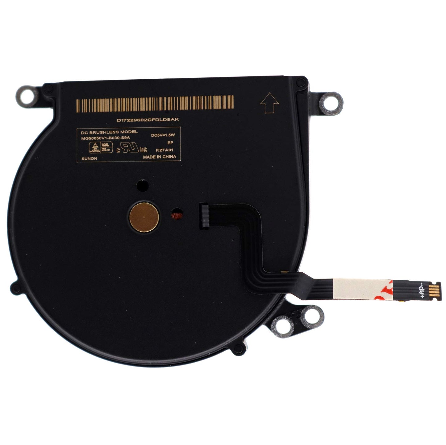 Deal4GO CPU Cooling Fan Cooler for MacBook Air A1370 2010 2011 MC968 MC969 A1465 2012 2013 2014 2015 MD223 MD224 MD711 MD712 MG50050V1-B030-S9A