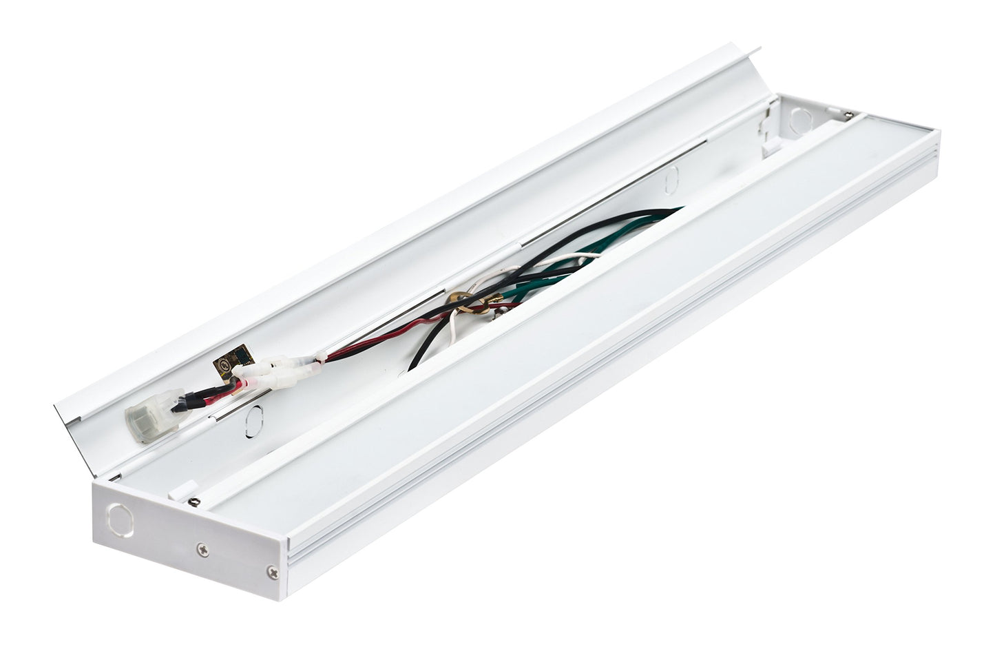 NICOR Lighting 21 inch Dimmable White LED Under Cabinet Light Fixture in 4000K (NUC-4-21-DM-W-4W)