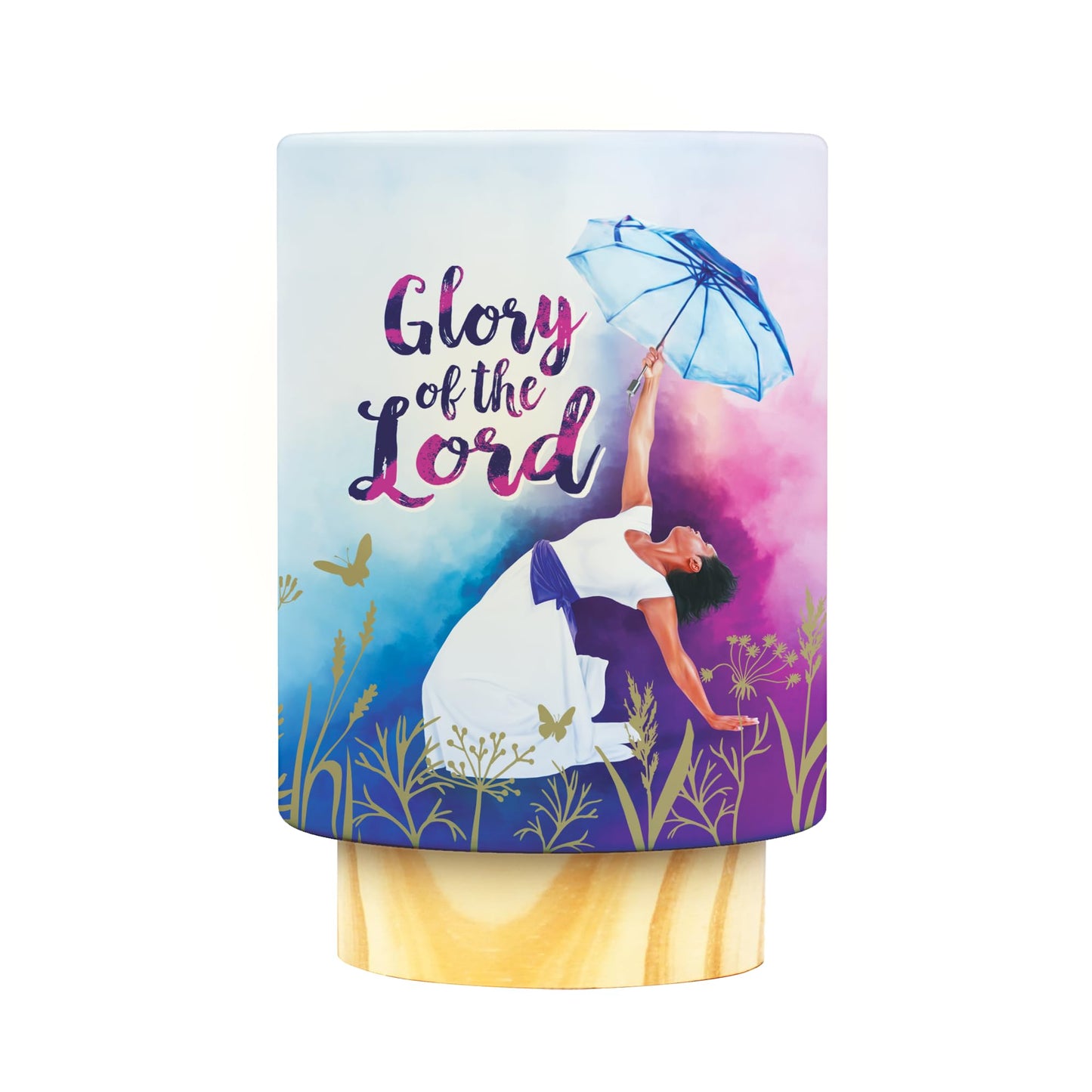 African American Expressions LED Flameless Candle - Christian Inspirational Battery Operated Candle with Uplifting Art - Spiritual & Religious Home