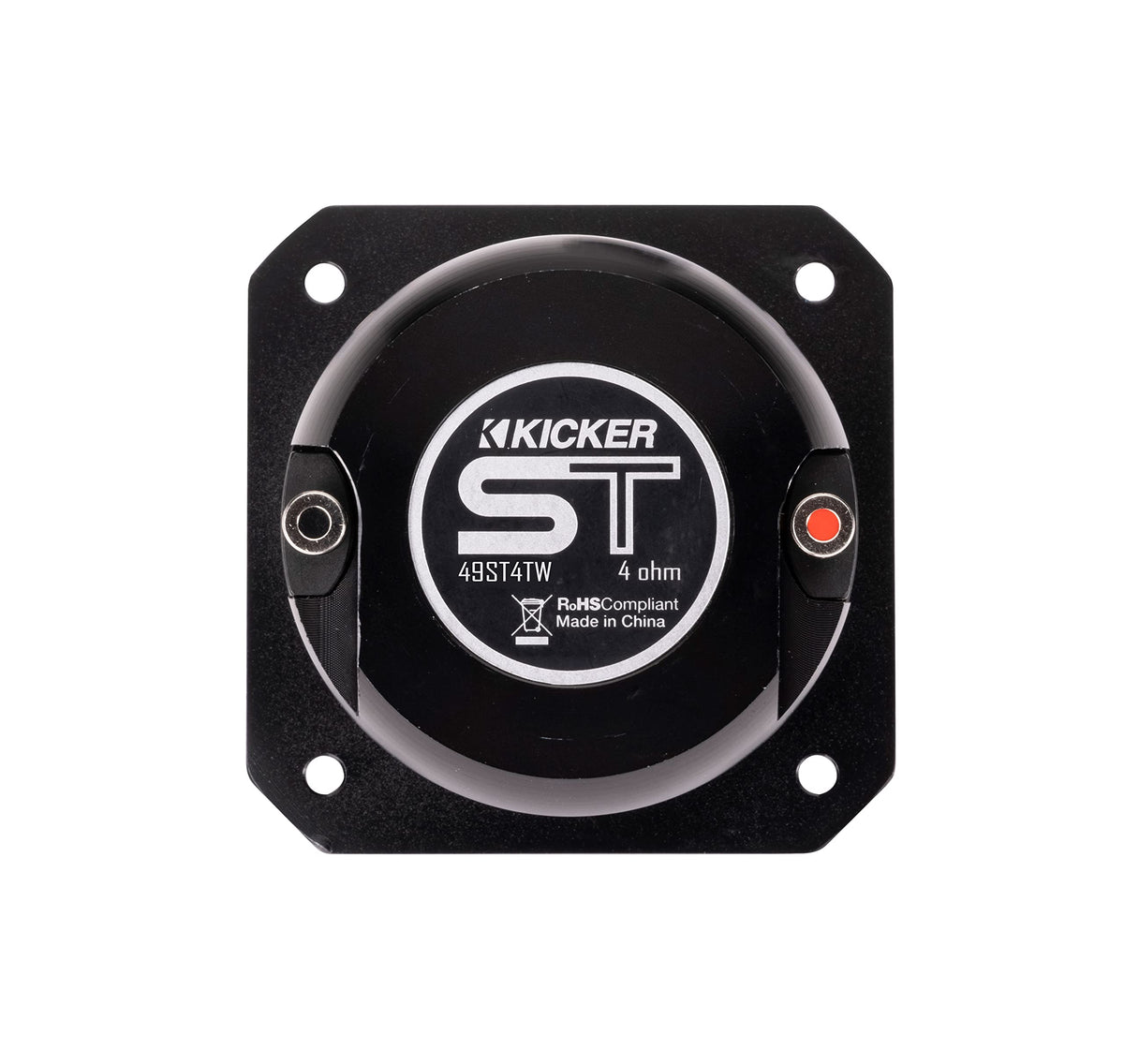 KICKER 49ST4TW ST4TW 1.5" Pro Audio Dual Mount Bullet Tweeter, Single, 4ohm