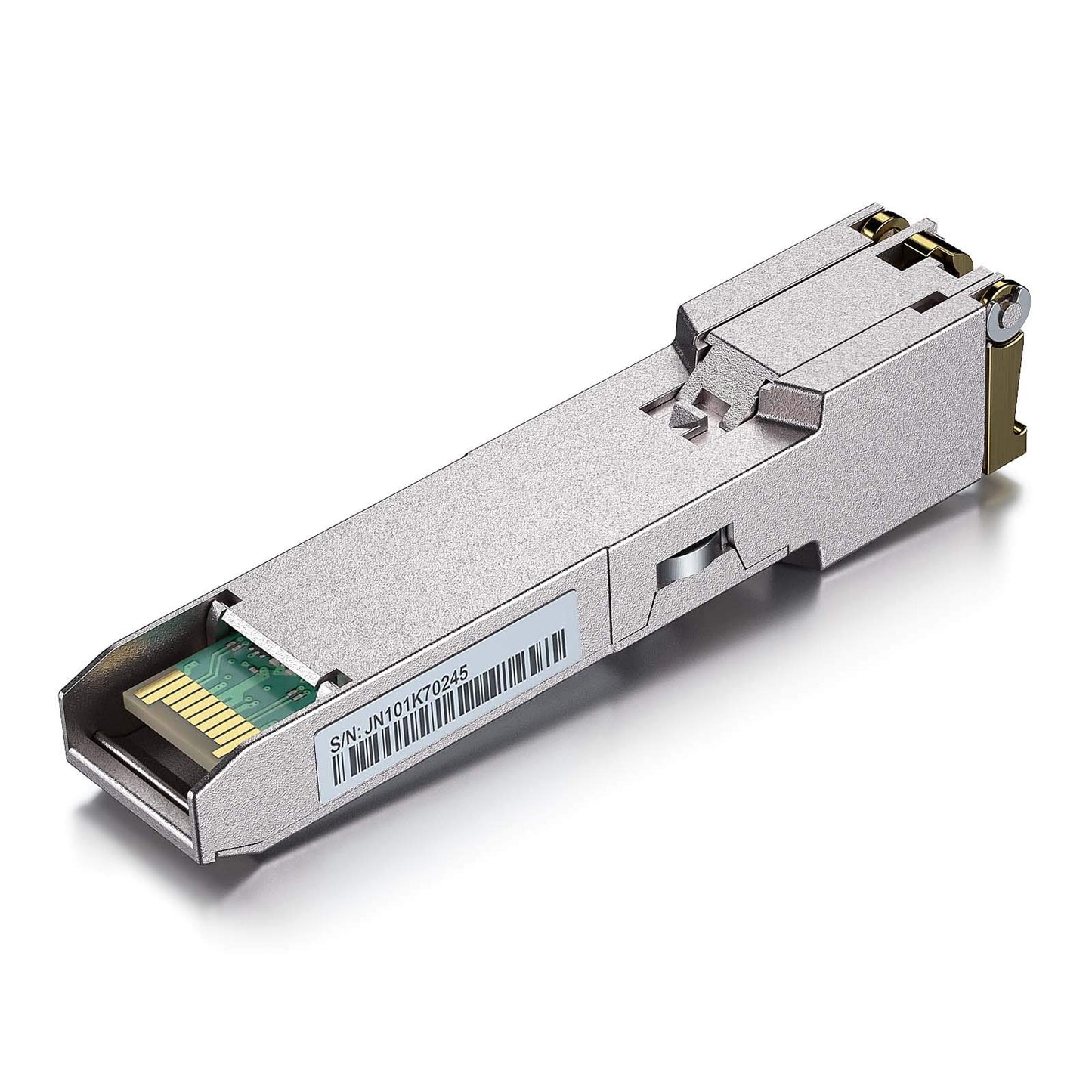 10GTEK 1.25G SFP-T, 1000BASE-T Copper SFP, SFP to RJ45 SFP Module Transceiver for Cisco SFP-GE-T, Meraki, Fortinet, Ubiquiti UniFi UF-RJ45-1G, D-Link