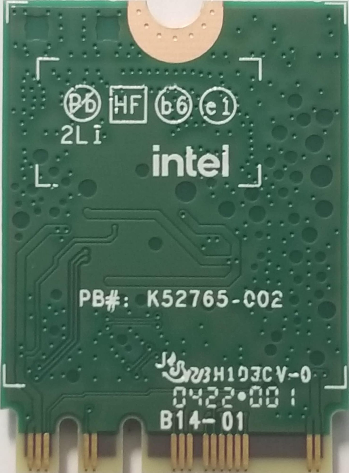 WiFi 6E Adapter for Intel AX210 | Tri-Band 2.4/5/6 GHz | Up to 2.4 Gbps | M.2 for PCs | Bluetooth 5.3 Compatible | Works with Intel, AMD, Windows
