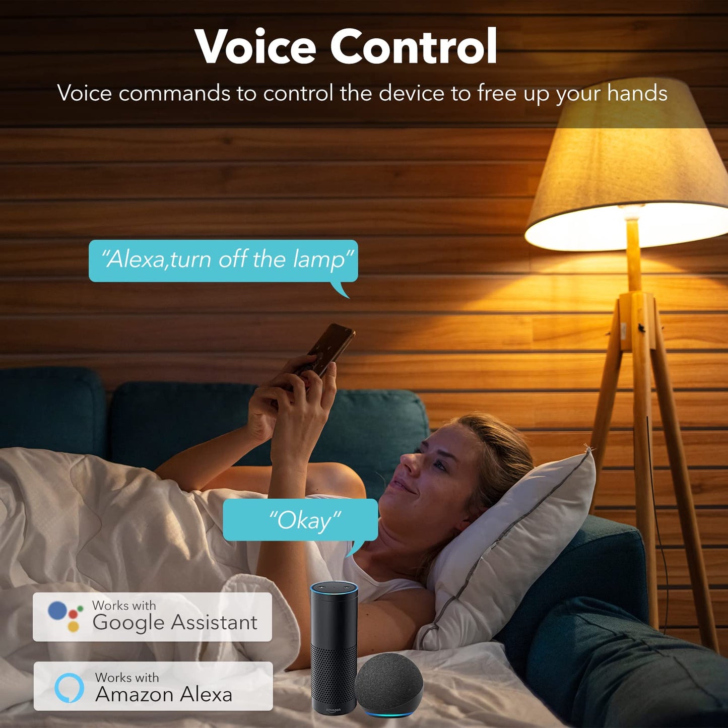 BN LINK Smart Plug Power Strip?Surge Protector with 4 Individually Controlled Smart Outlets, 4 USBs (incl. 20W USB-C), Compatible with Alexa
