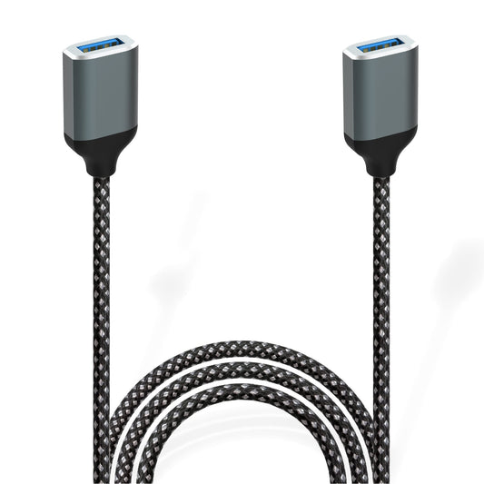 sovunis USB Extension Cable, USB 3.0 Female to Female Extension Cable for Connecting Two USB Male Ends Cord, Nylon Braided USB 3.0 Female to Type A
