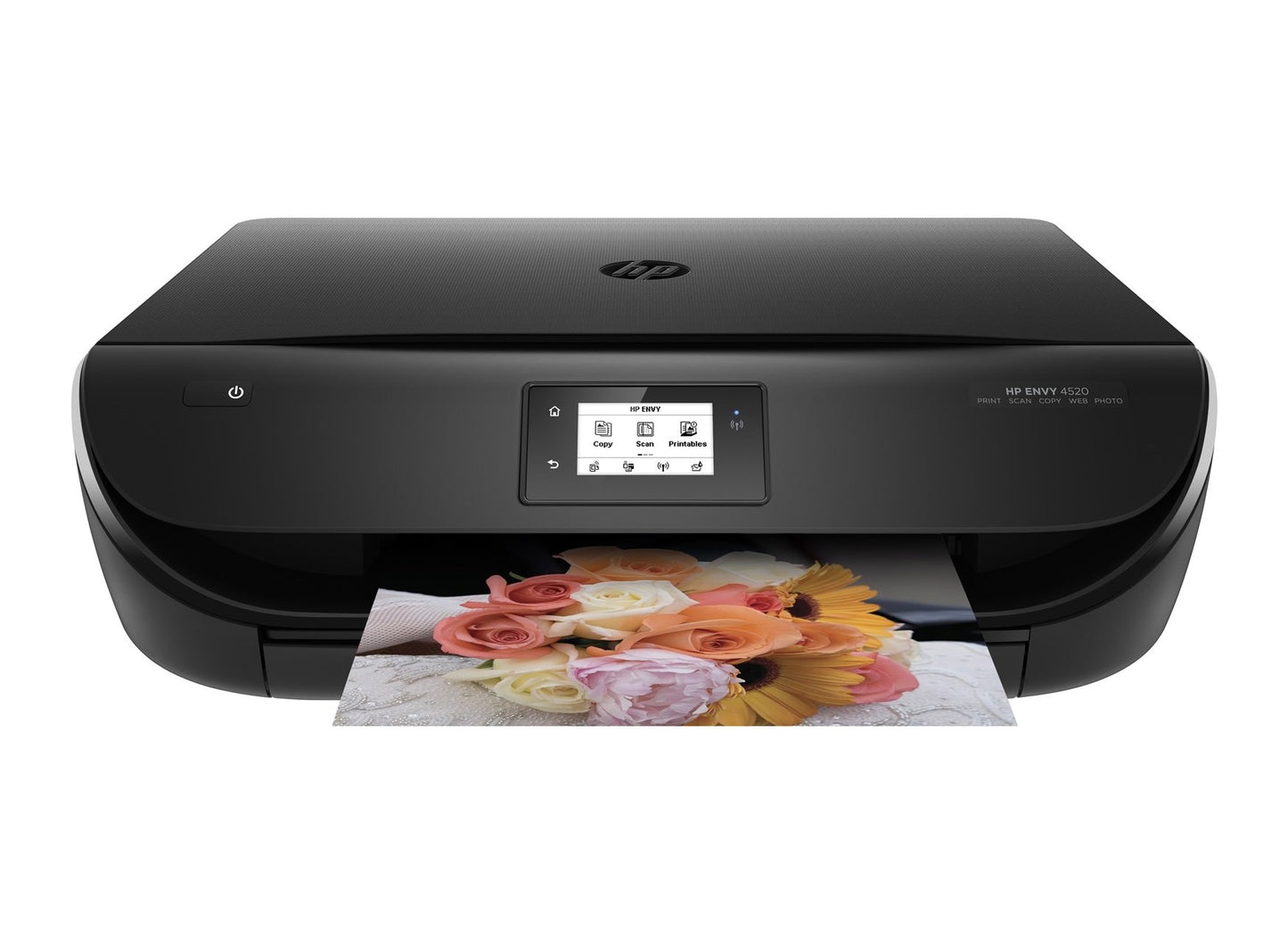 HP Envy 4520 Wireless All-in-One Photo Printer with Mobile Printing, Standard Ink Included, in Black (Renewed)