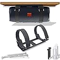 Metal Wall Mount Compatible for jbl Charge 6/Charge 5,4,3/Flip 7/Flip 6,5,4,Secure Shelf Holder with Adjustable Leather Straps, Speaker Wall Bracket