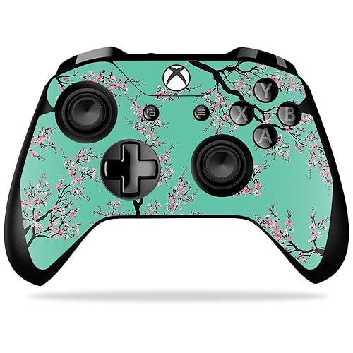 MightySkins Skin Compatible with Microsoft Xbox One X Controller - Cherry Blossom Tree | Protective, Durable, and Unique Vinyl wrap Cover | Easy