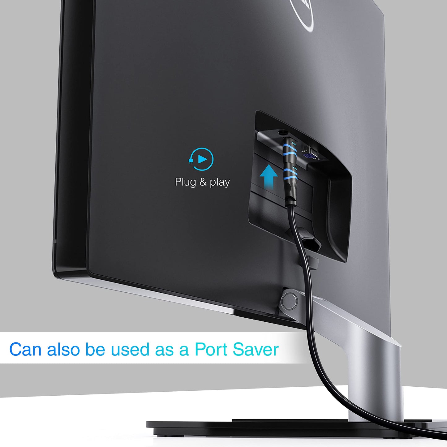 BlueRigger HDMI CEC Less Adapter (4K UHD, ARC, Ethernet, Male to Female CEC Blocker) - Compatible with HDTV, TV Stick, Chromecast, Nintendo Switch