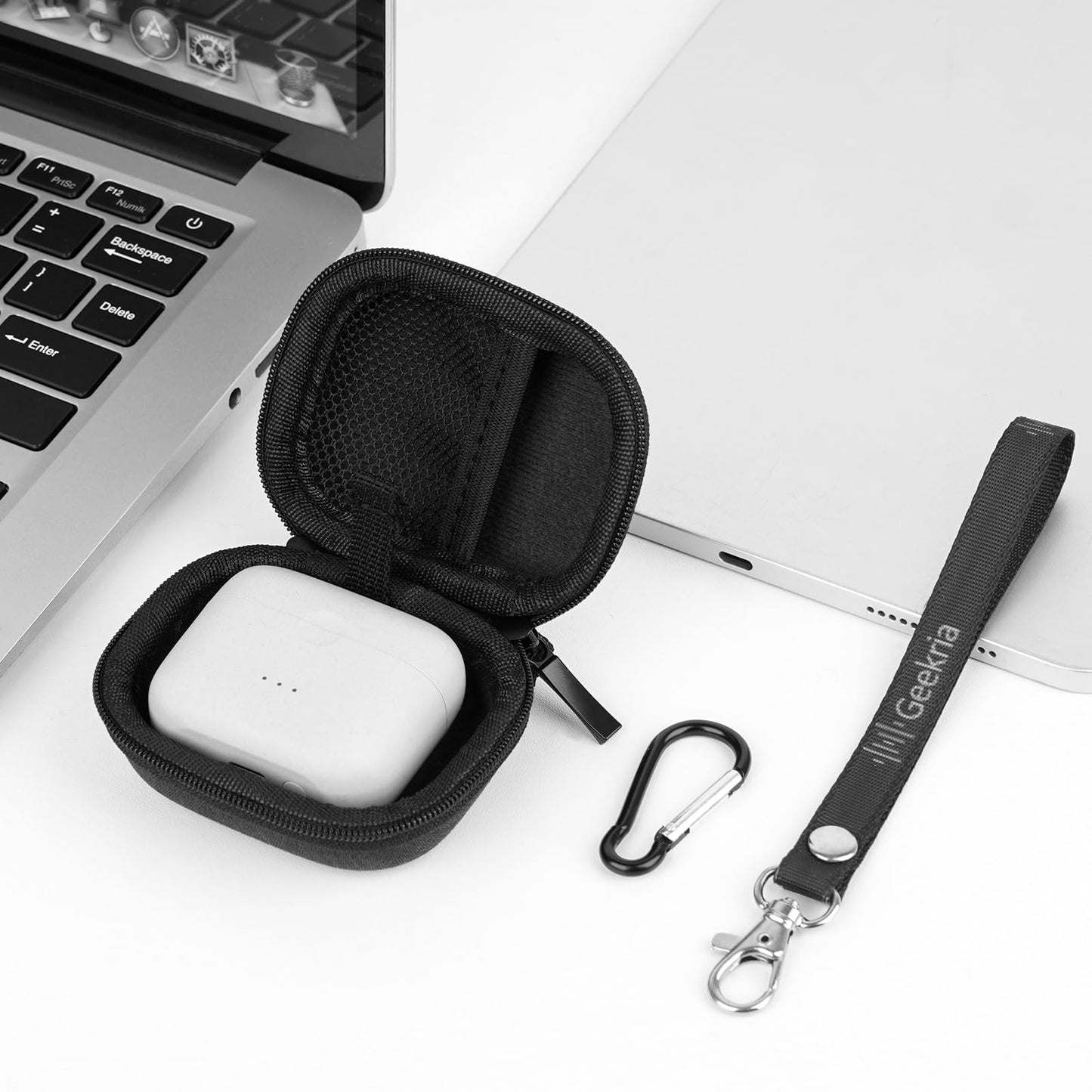 Geekria Shield Earbuds Case Compatible with Soundcore by Anker P40i, P30i, C30i, Liberty 4 True Wireless Earbuds, Replacement Protective Hard Shell
