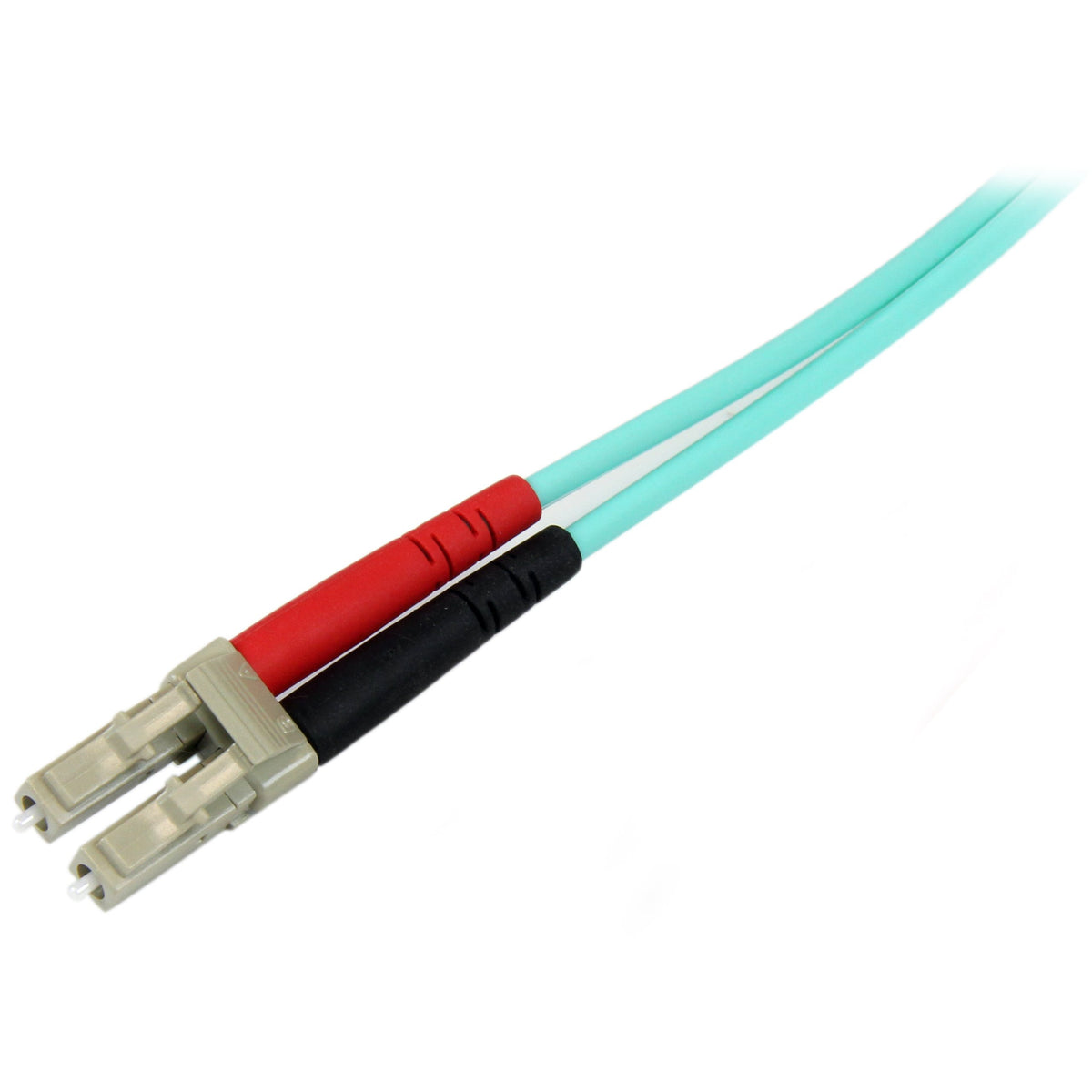 StarTech.com 1m (3ft) LC/'OM4 Multimode Fiber Optic Cable, 50/125, 100G, Low Insertion Loss, LSZH Fiber Jumper Cord
