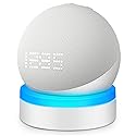 ZUOLACO Table Holder for Echo Dot 4th/5th Generation, Desktop Stand Mount for Echo Dot 4th/5th Gen, Base Bracket with Light Guide, Dot Accessories