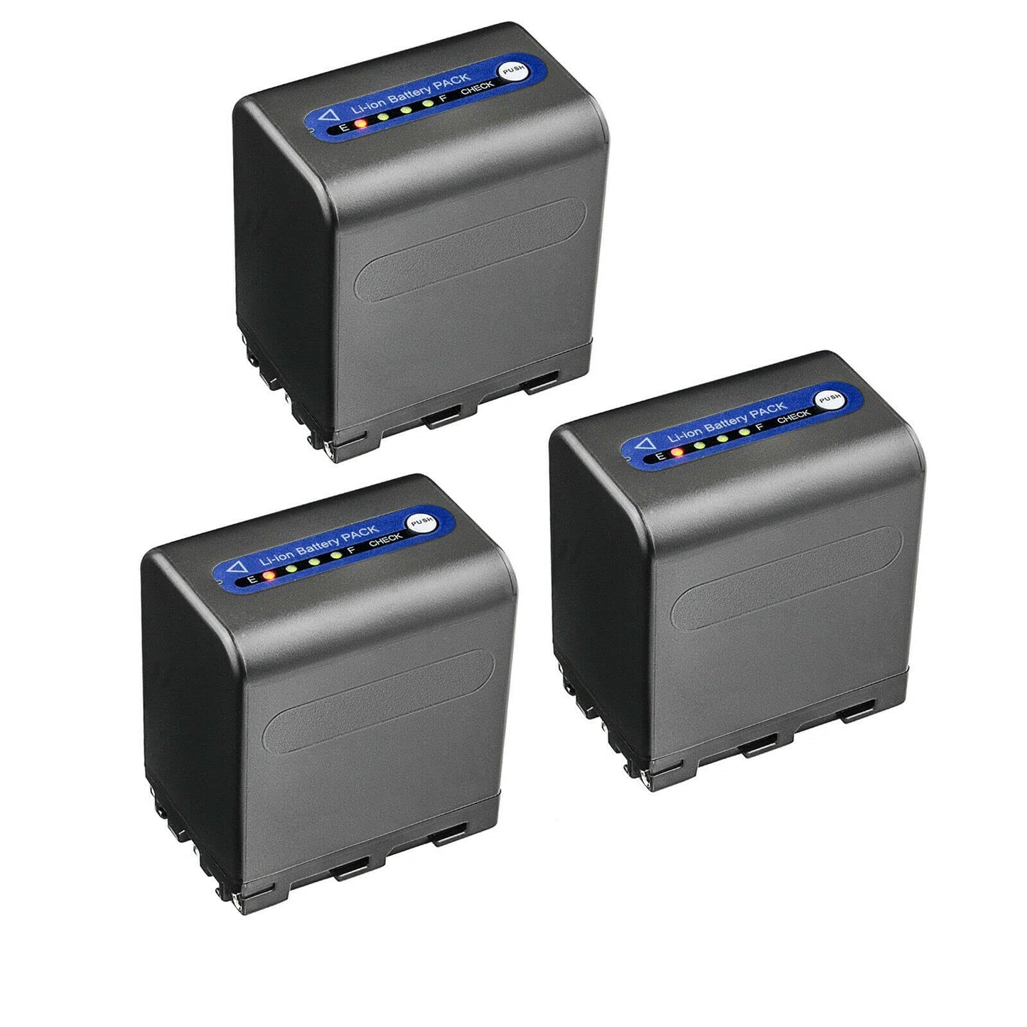 Kastar 3-Pack NP-QM91D Battery 7.4V 5500mAh Replacement for Sony CCD-TRV25 CCD-TRV30 CCD-TRV33 CCD-TRV38 CCD-TRV39 CCD-TRV40 CCD-TRV50 CCD-TRV60