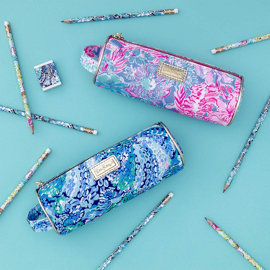 Lilly Pulitzer Cute Zipper Pouch, Wave After Wave