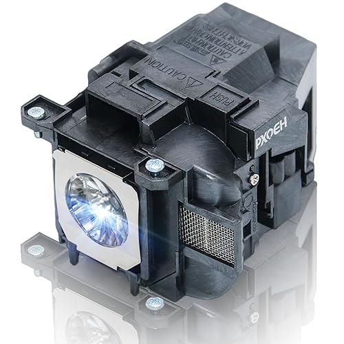 PXOEH Original ELP87 Replacement Projector Lamp Bulb for Epson BrightLink 536Wi PowerLite 520 525W 530 535W 955W 965 97 98 99W X27 PowerLite Home