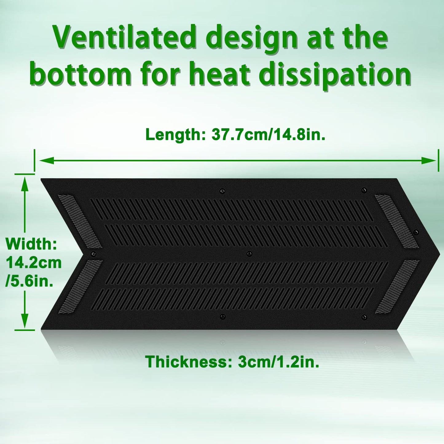 OSTENT Dual Motors Cooling Fan Radiator Charger Station USB Hub Vertical Stand for Sony PS4 / Slim Console