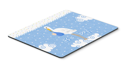 Caroline's Treasures VHA3012MP It's a Baby Boy Mouse Pad, Hot Pad or Trivet for Home Office Gaming Working Computers Laptop Mouse Mat,Washable Large
