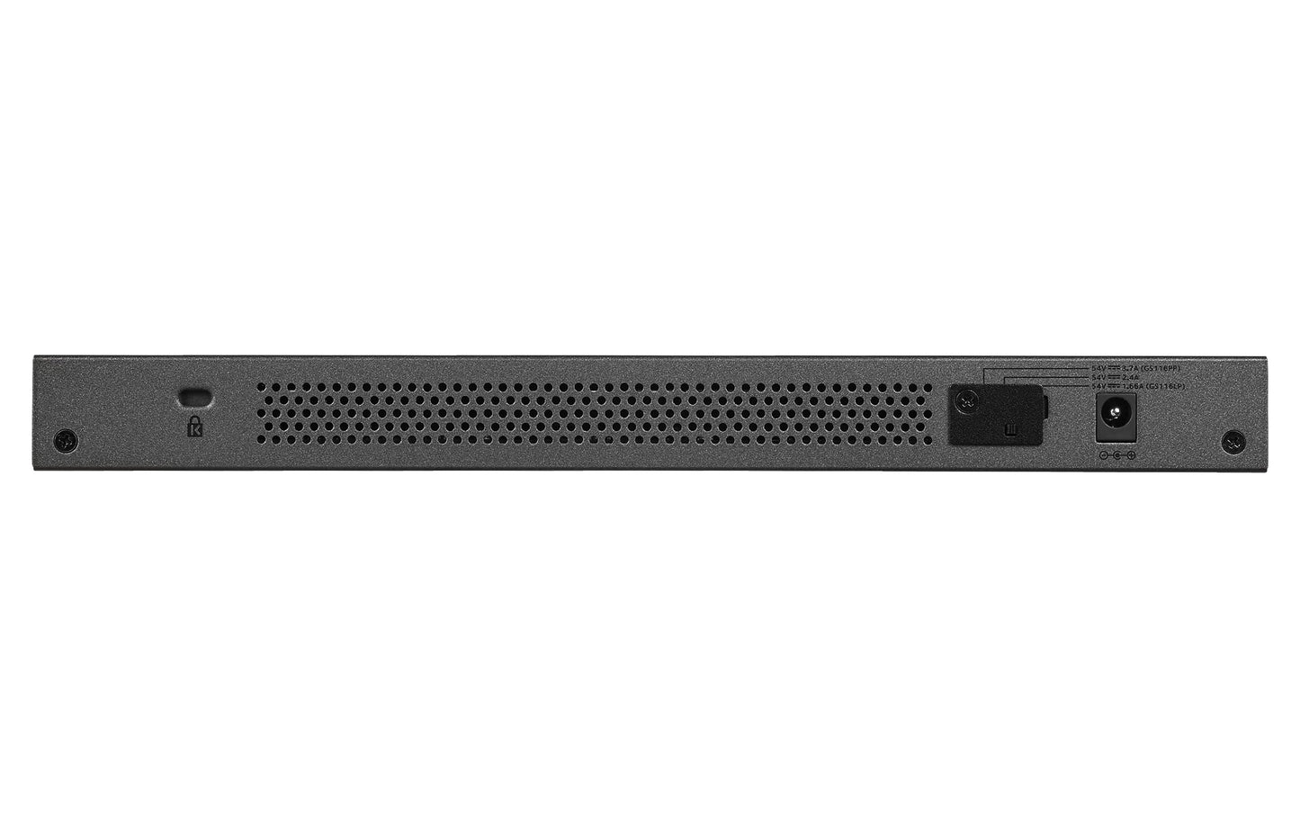 NETGEAR 16-Port Gigabit Ethernet Unmanaged PoE Switch (GS116LP) - with 16 x PoE+ @ 76W Upgradeable, Desktop, Wall Mount or Rackmount, and Limited