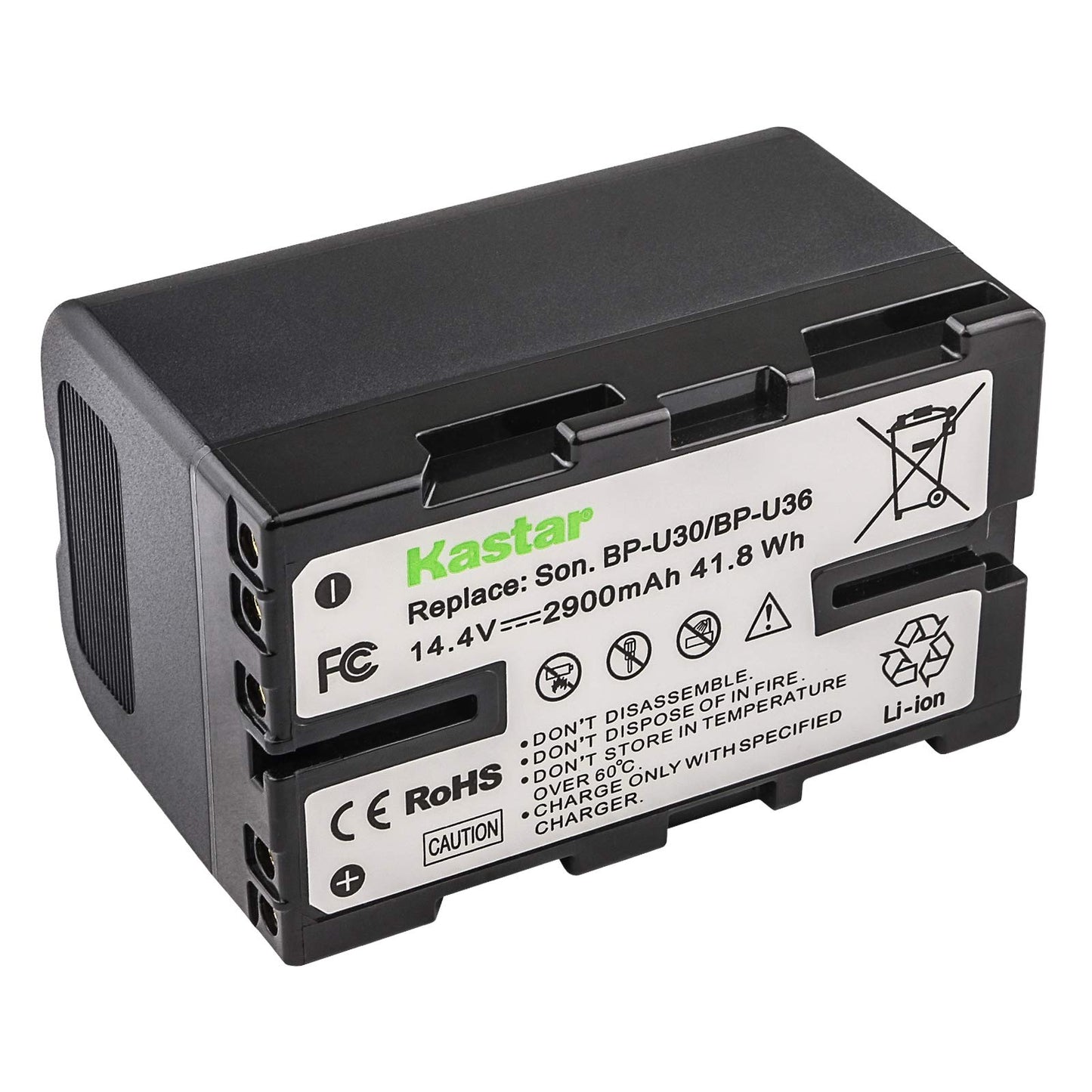 Kastar BP-U30 Battery (2-Pack) for Sony BP-U90 BP-U60 BP-U30 and Sony PXW-FS7/FS5/X180 PMW-100/150/150P/160 PMW-200/300 PMW-EX1/EX1R PMW-EX3/EX3R