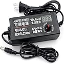 3V~12V 5A 60W Power Supply Adjustable DC 3V 5V 6V 9V 12V Universal Adjustable AC/DC Switching Power Adapter, 100V-240V AC to DC Converter with 14…