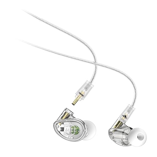 MEE audio Professional MX1 PRO Advanced Dynamic Driver Musician's in Ear Monitor Headphones with Balanced Sound, Noise Isolating Earbuds Earphones…
