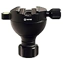 Desmond DHB-75SC 75mm Leveling Half Ball Adapter for Video Bowl Tripod Short Handle + Arca Compatible Clamp + Bubble Level