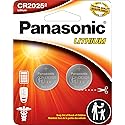 Panasonic CR2025 3.0 Volt Long Lasting Lithium Coin Cell Batteries in Child Resistant, Standards Based Packaging, 2-Battery Pack
