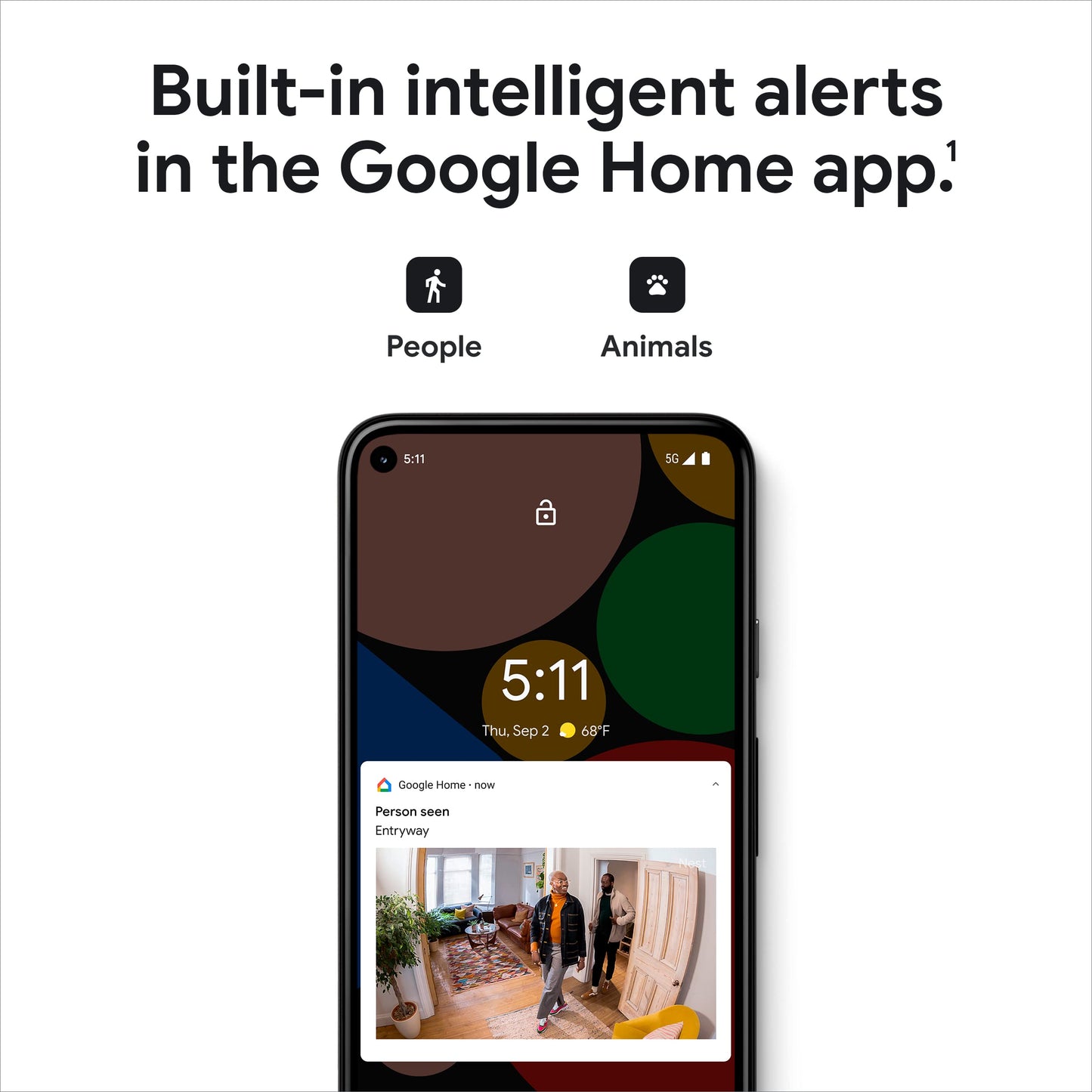 Google Nest Security Cam (Wired) - 2nd Generation - Snow (Renewed)