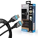Monster 6ft High Speed 4K HDR Hdmi Cable with Built-in Blue Led Light, Gaming, Video, and Computer Cable