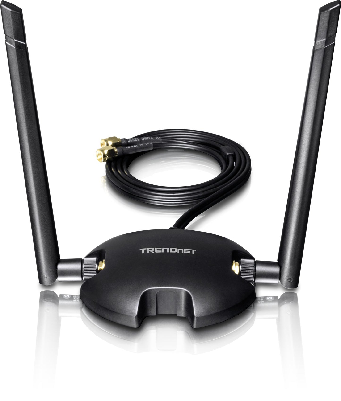 TRENDnet AC1200 High Power Long Range Wireless Dual Band PCIe Adapter, TEW-807ECH, 1M (3.3ft) Extension Cable, Magnetic Mounting Base, High Power