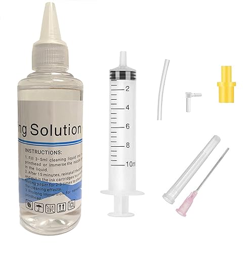 Liquid Inkjet Printers Printhead Cleaning Kit Compatible for Epson WF-3640 WF-7620 WF-3620 WF-2750 WF-7610 WF-2650 WF-7710 ET-2650 ET-2550 C88 R2000
