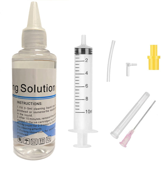 Liquid Inkjet Printers Printhead Cleaning Kit Compatible for Epson WF-3640 WF-7620 WF-3620 WF-2750 WF-7610 WF-2650 WF-7710 ET-2650 ET-2550 C88 R2000