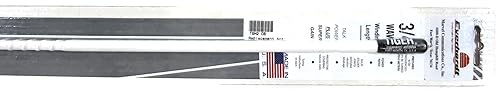 Everhardt TSM2-W 3/4 Wave 2 ft Fiberglass œSuper Flex CB Radio Antenna - White