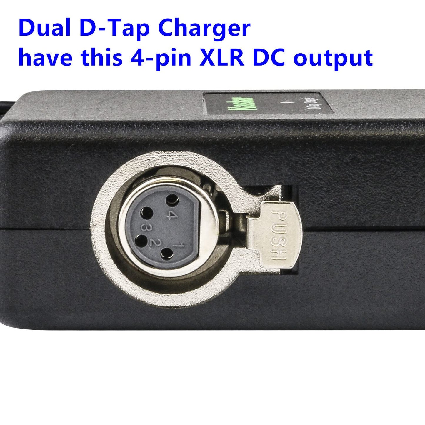 Kastar BP-C160 Dual D-Tap Charger Replacement for Anton Bauer Dionic XT90 Gold Mount Lithium-Ion Battery, Anton Bauer Dionic XT150 Gold Mount