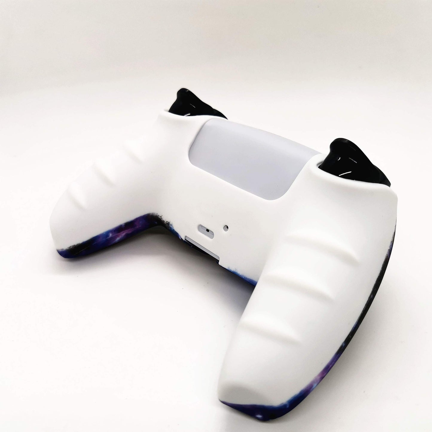 Skin for PS5 Controller Grips, Silicone Case Cover for PlayStation 5 Anti-Slip Protector with 10pcs Thumb Joysticks Caps (Blue Starry Sky)