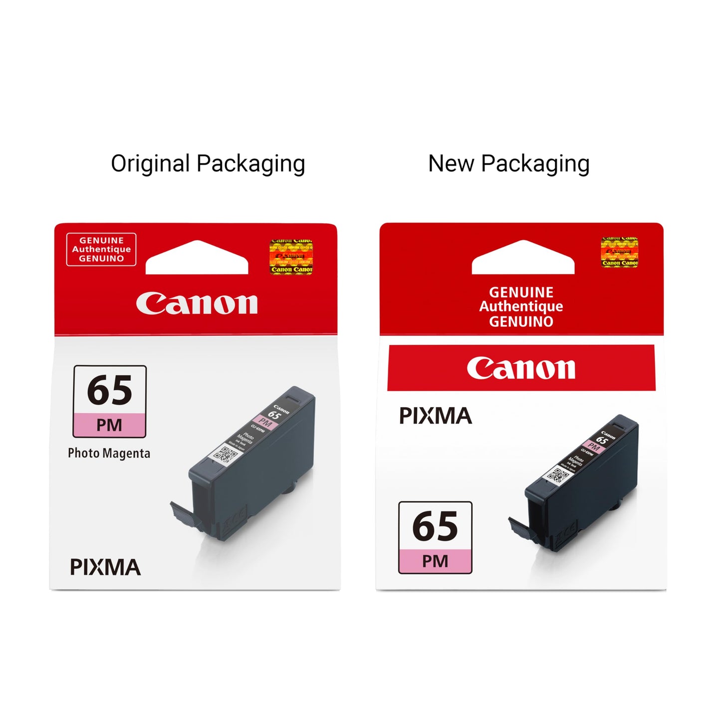 Canon CLI-65 Genuine Photo Magenta Ink Tank, Compatible with PIXMA PRO-200, and PIXMA PRO-200S Printers