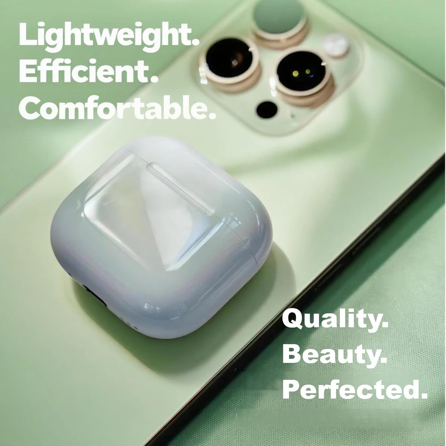 Wireless Charging Case Replacement Compatible with AirPod Pro 1st & 2nd Generation, Upgraded Replacement Charger case with Air Pod Pro 2, Upgraded