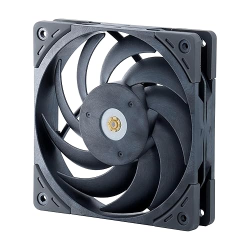 Scythe Grand Tornado 120 PWN Full-LCP Made Industry-Level Low-Noise Quiet Computer Case Fan, 120mm x 25mm, Magnetic Fluid Dynamic Bearing, 4-Pin